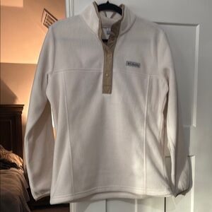 Columbia Off-White Fleece Pullover